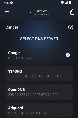 anycast 平台数据android下载效果预览图